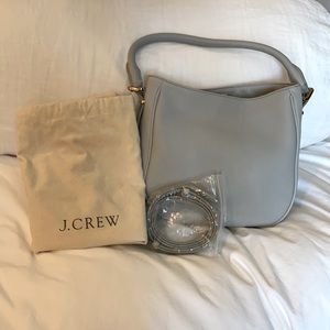 JCREW Light Gray Crossbody/Shoulder bag NWT